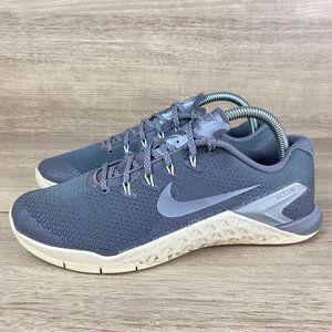 Nike Metcon 4 Gray Women's Size 8.5 Athletic Cross Fit Training Shoes